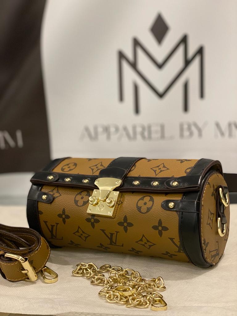 louis v round light brown luxury handbag Apparel by mm - Apparel By MM